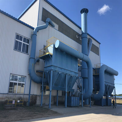 ইস্পাত কারখানার সিনট্রেটিং মেশিনের লেজের পলস ব্যাগ ফিল্টারের ধুলো সংগ্রহের সরঞ্জাম