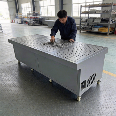 2.2kw/3kw Downdraft Grinding Table Dust Collector with Cartridge Filter For Industrial Dust Removal